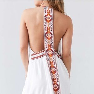 Ecote open back Aztec dress